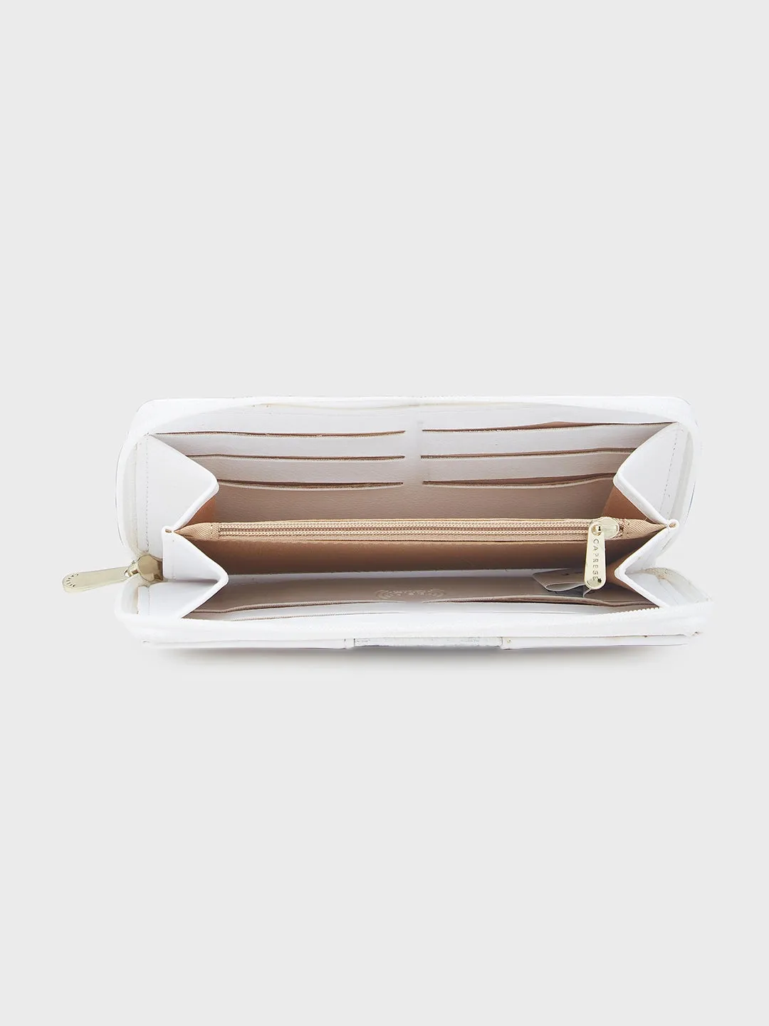 Caprese Merle Medium White Wallet