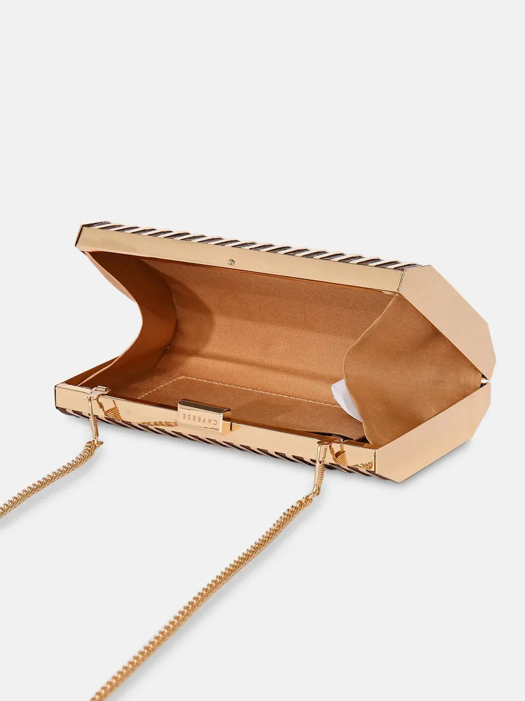 Caprese Party Carly Small Brown Clutch