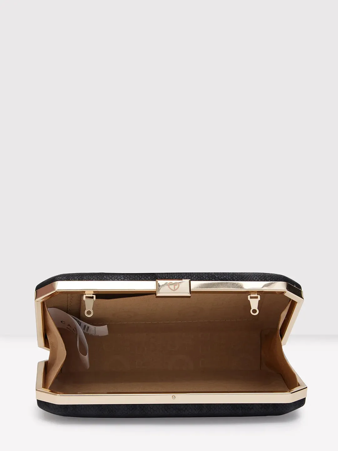 Caprese Party Merle Medium Black Clutch