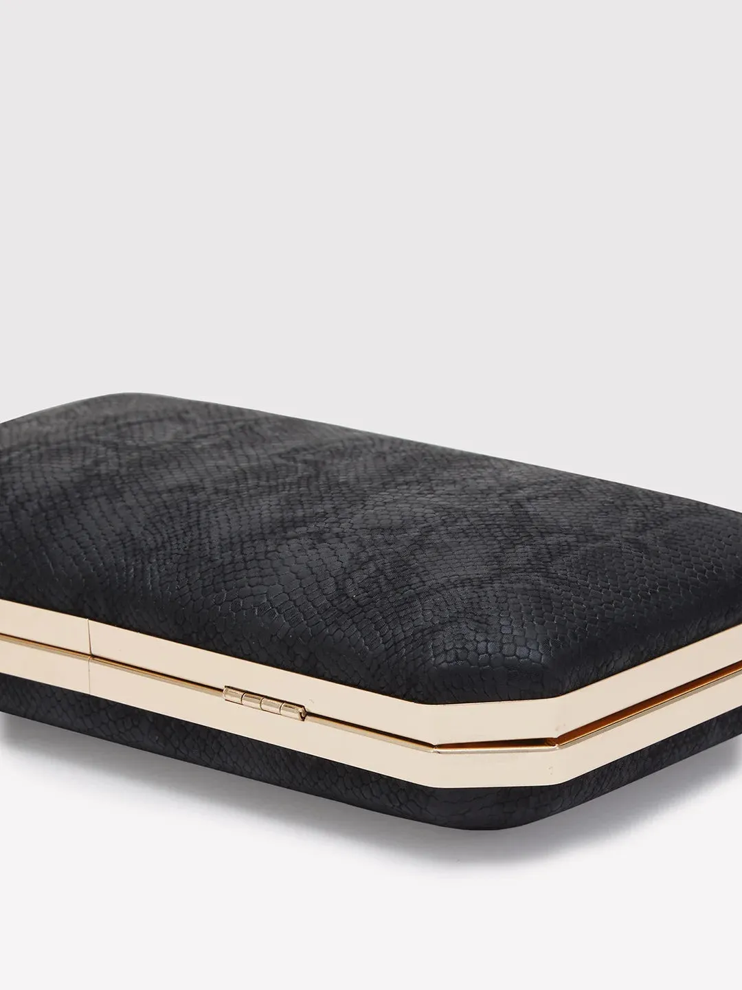 Caprese Party Merle Medium Black Clutch