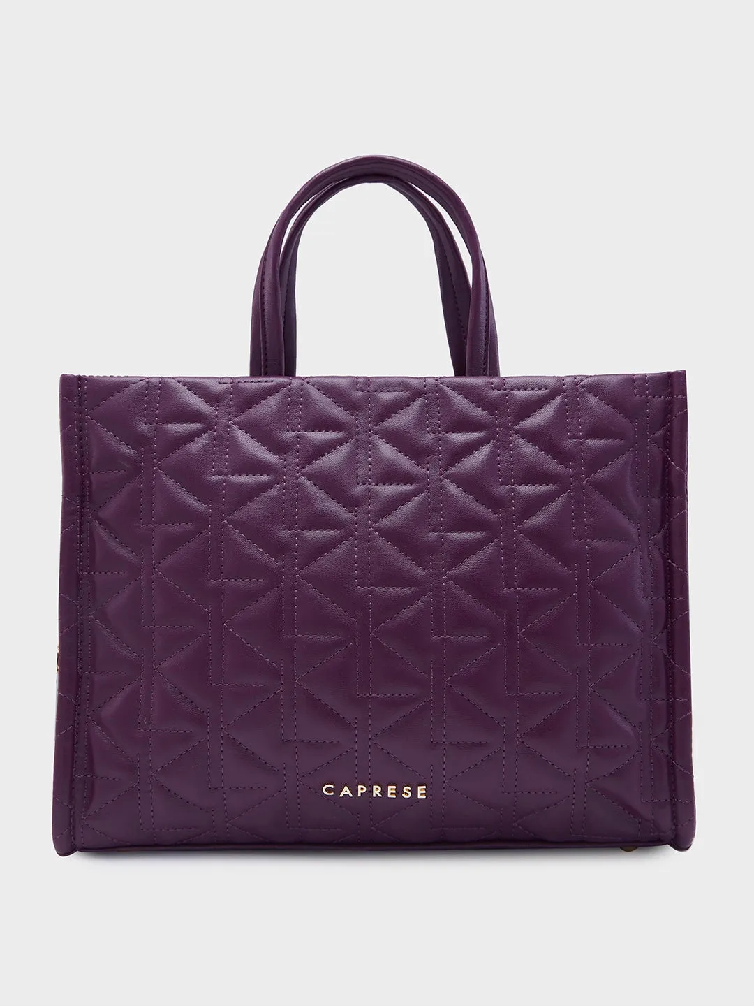 Caprese Ritva Medium Violet Tote Bag