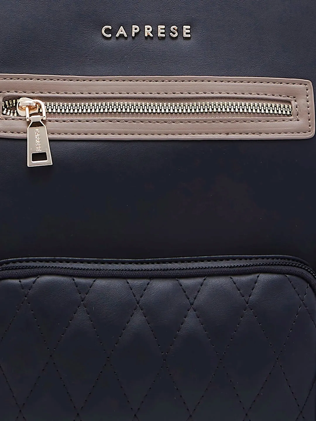 Caprese Roberta Large Black Tote Bag