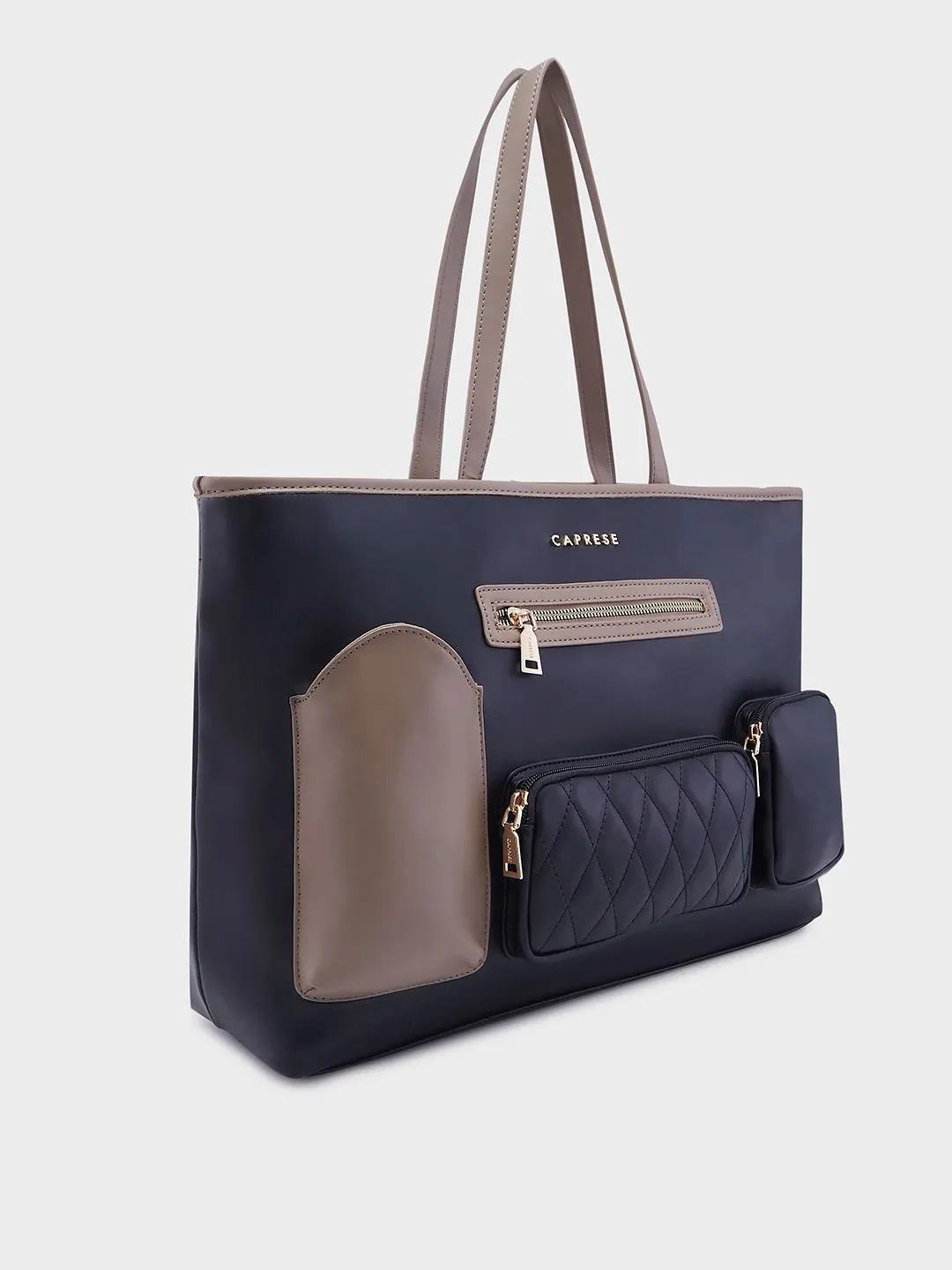 Caprese Roberta Large Black Tote Bag