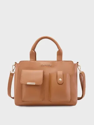 Caprese Roxena Medium Brown Tote Bag