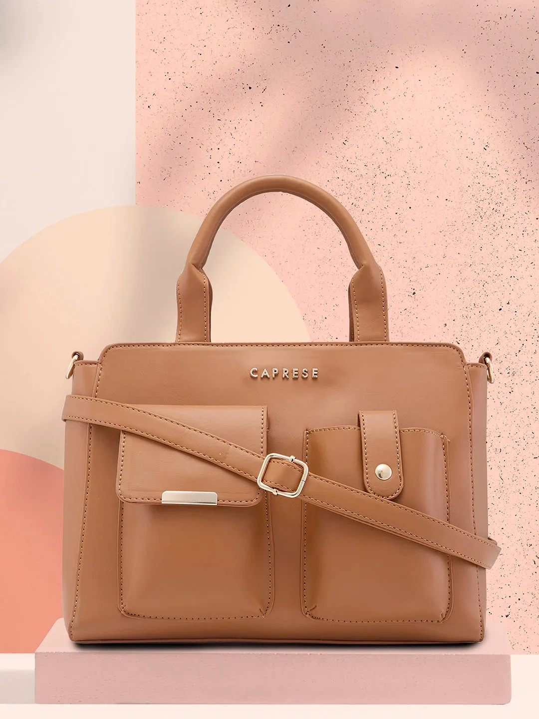 Caprese Roxena Medium Brown Tote Bag