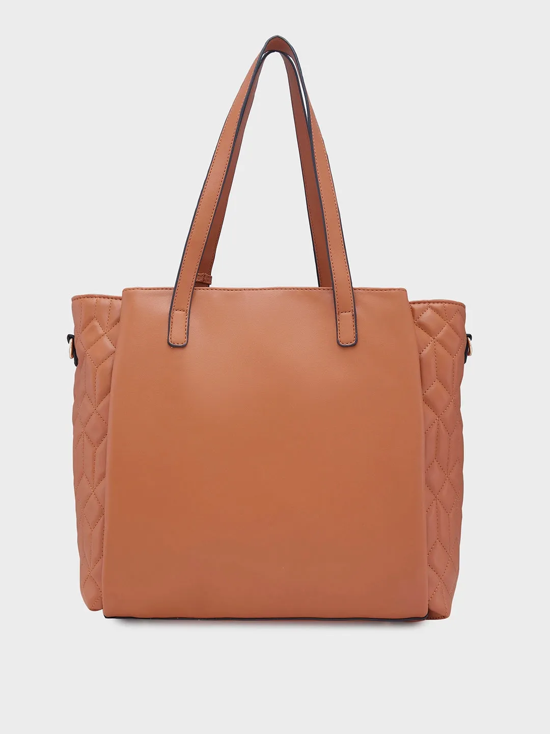 Caprese Sabrina Large Tan Tote Bag