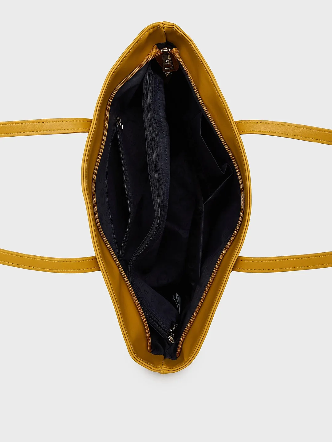 Caprese Salvo Medium Yellow Tote Bag