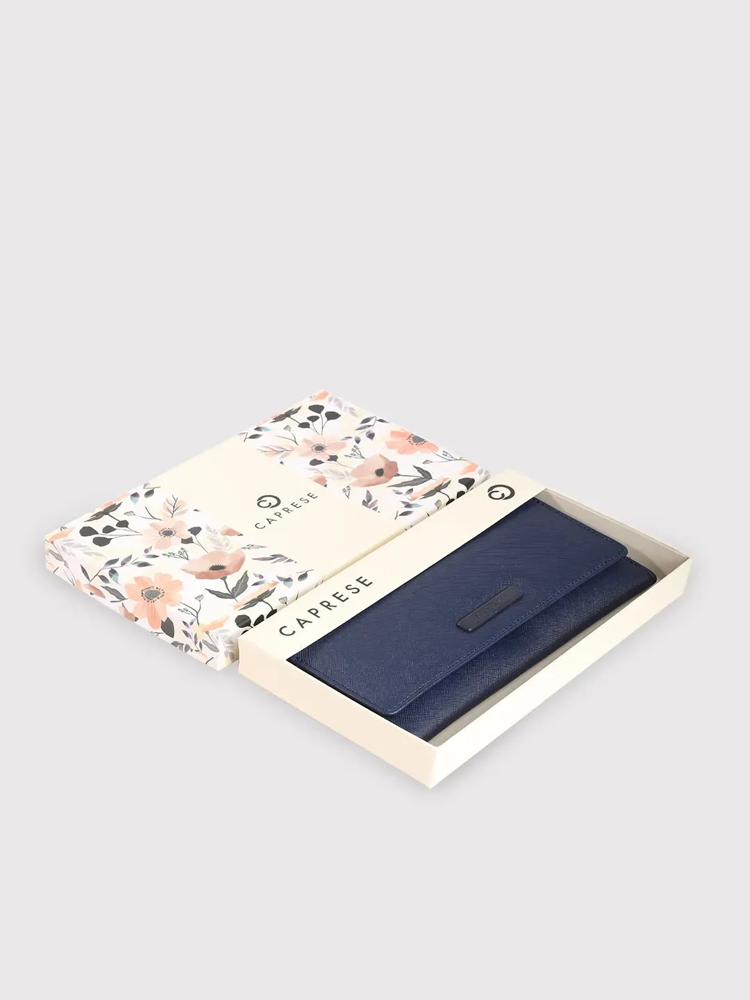 Caprese Sophia Medium Navy Flap Wallet