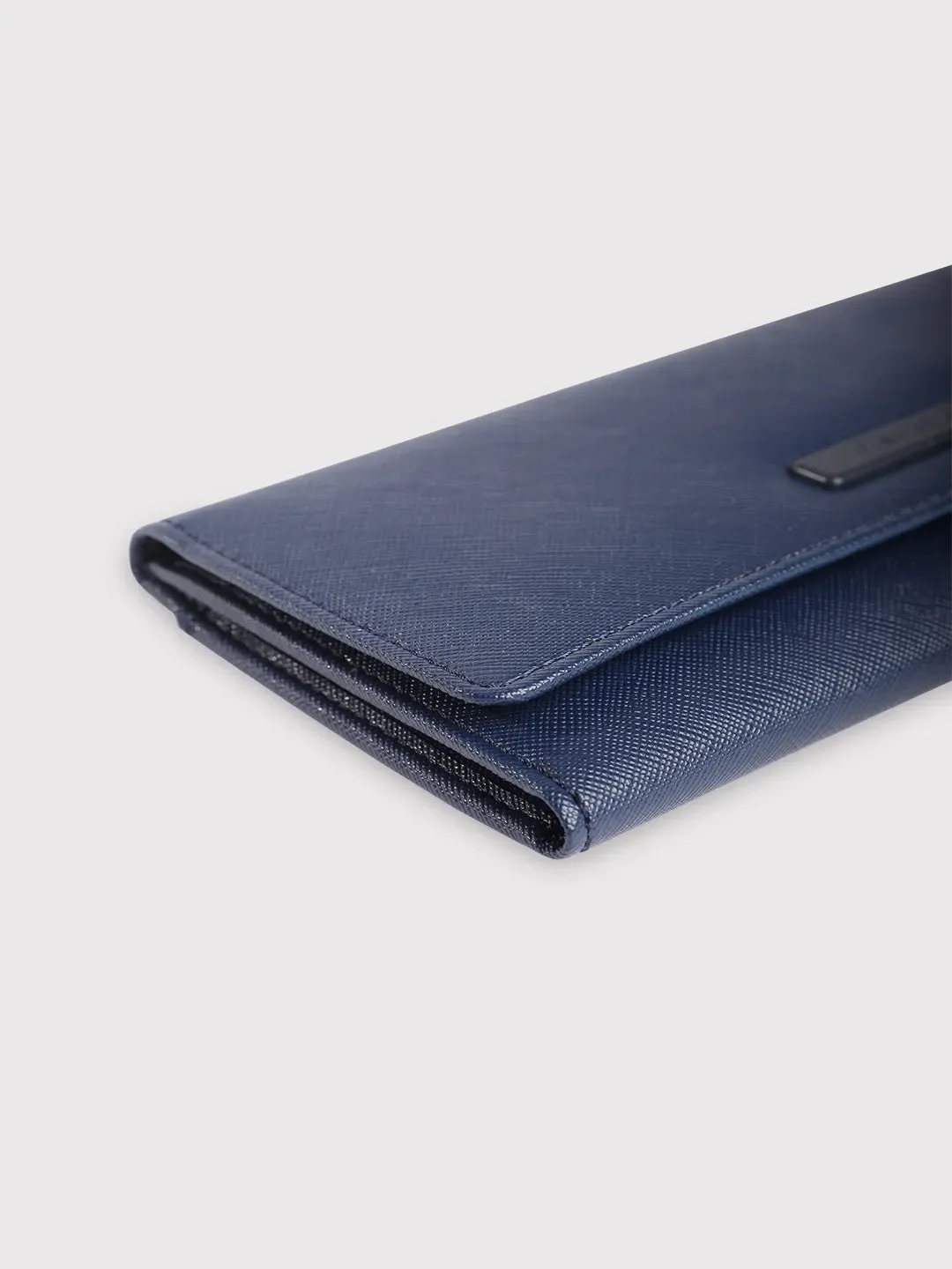 Caprese Sophia Medium Navy Flap Wallet