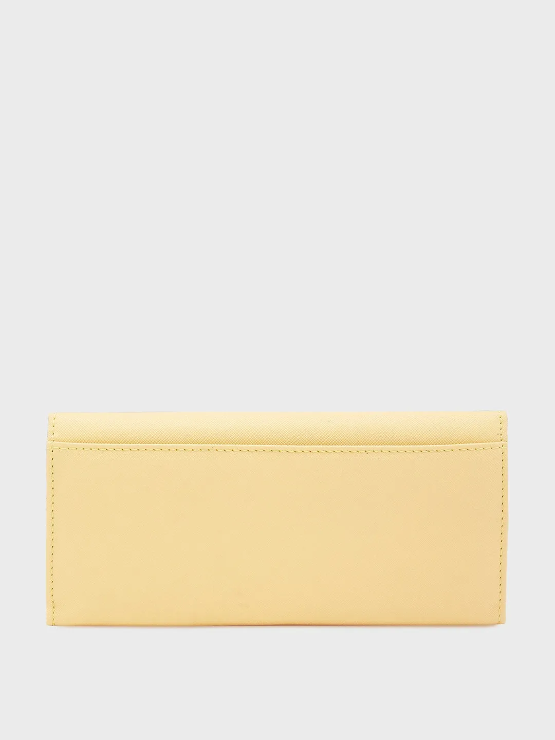 Caprese Sophia Medium Yellow Flap Wallet