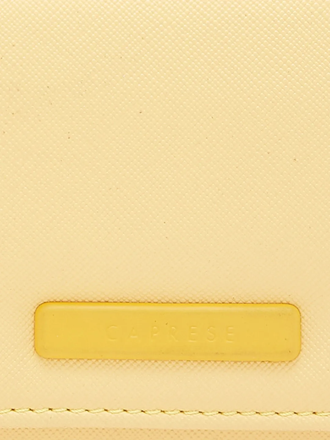 Caprese Sophia Medium Yellow Flap Wallet