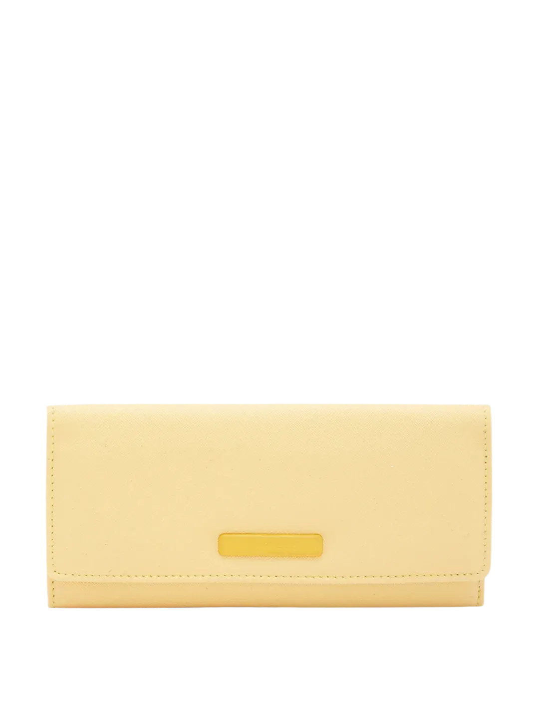 Caprese Sophia Medium Yellow Flap Wallet
