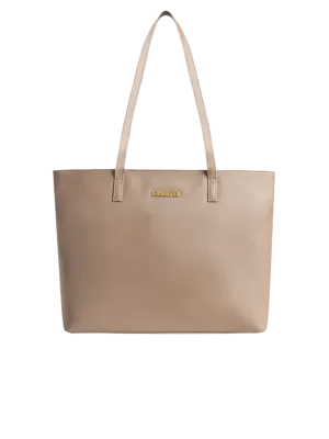 Caprese Teena Medium Choco Brown Tote Bag