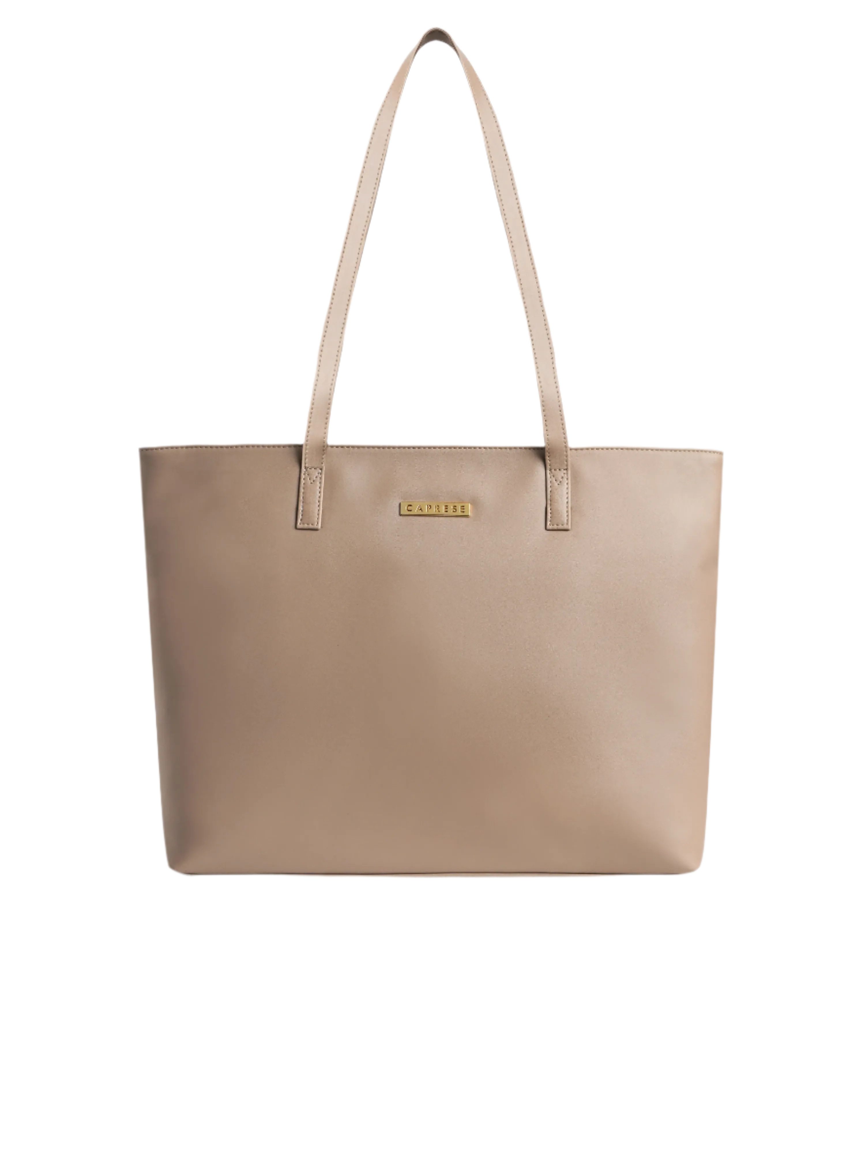 Caprese Teena Medium Choco Brown Tote Bag