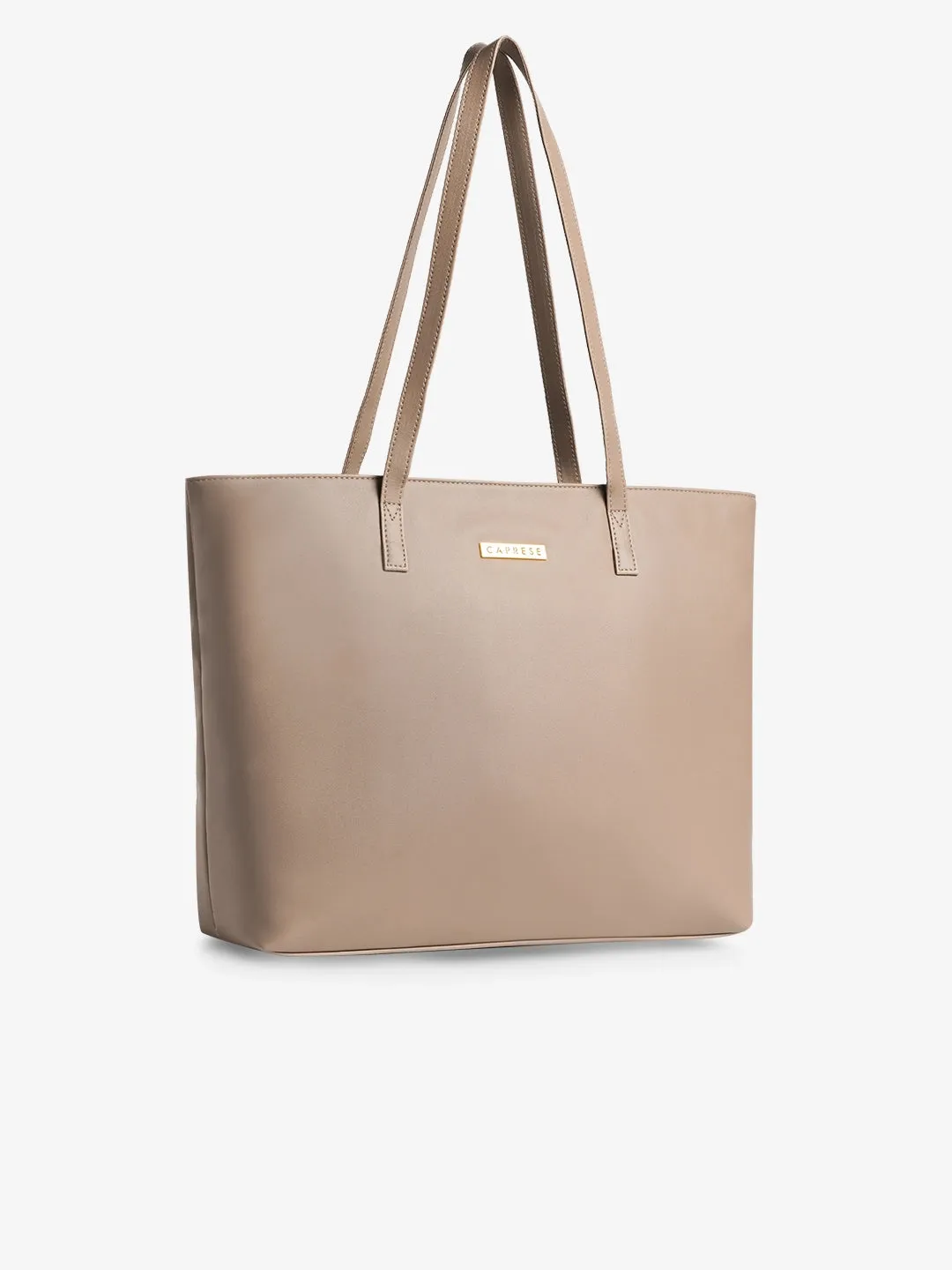 Caprese Teena Medium Choco Brown Tote Bag