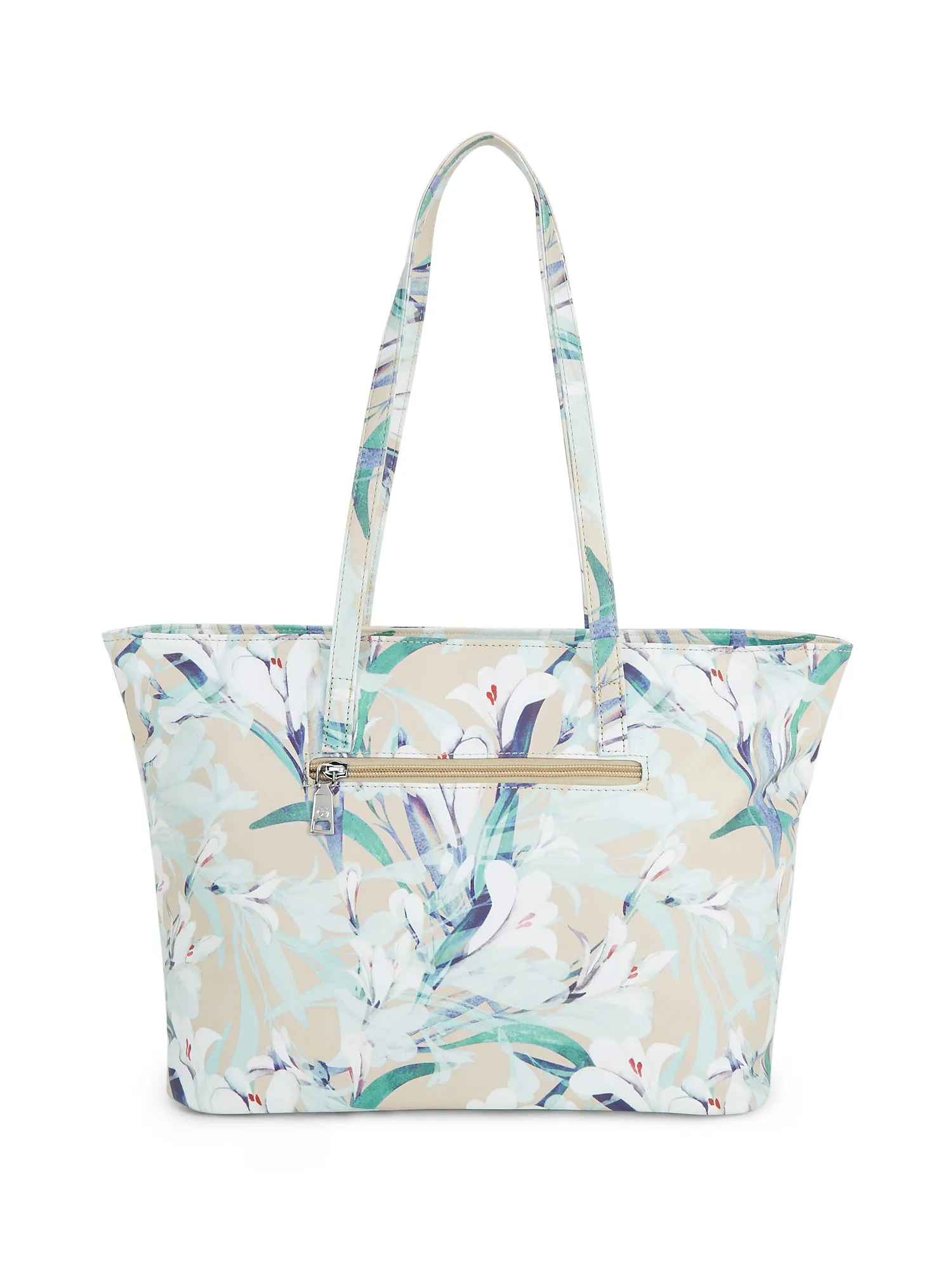 Caprese Tiffany Large Beige Tote Bag Bag