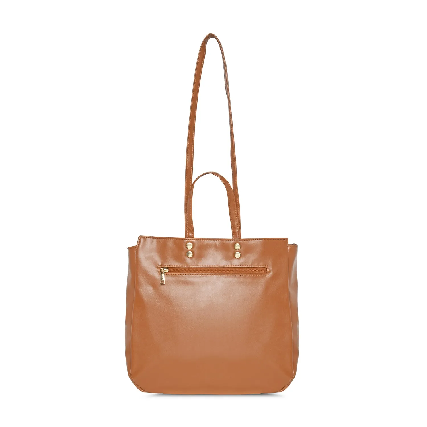 Caprese Tio Large Brown Tote Bag