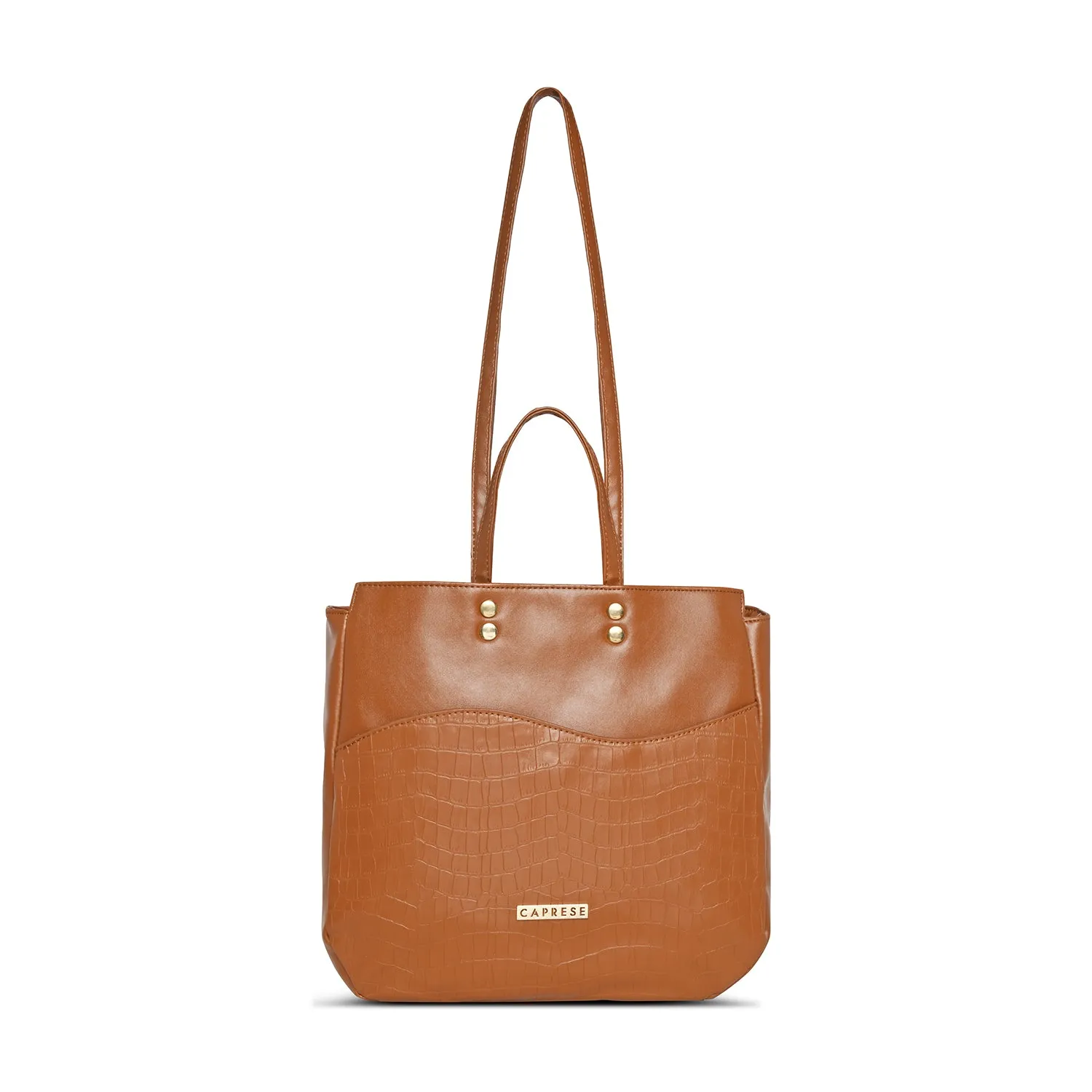 Caprese Tio Large Brown Tote Bag