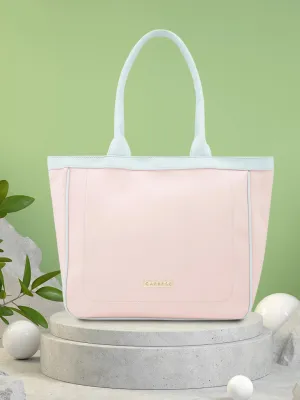 Caprese Tivoli Medium Powder Pink Tote Bag