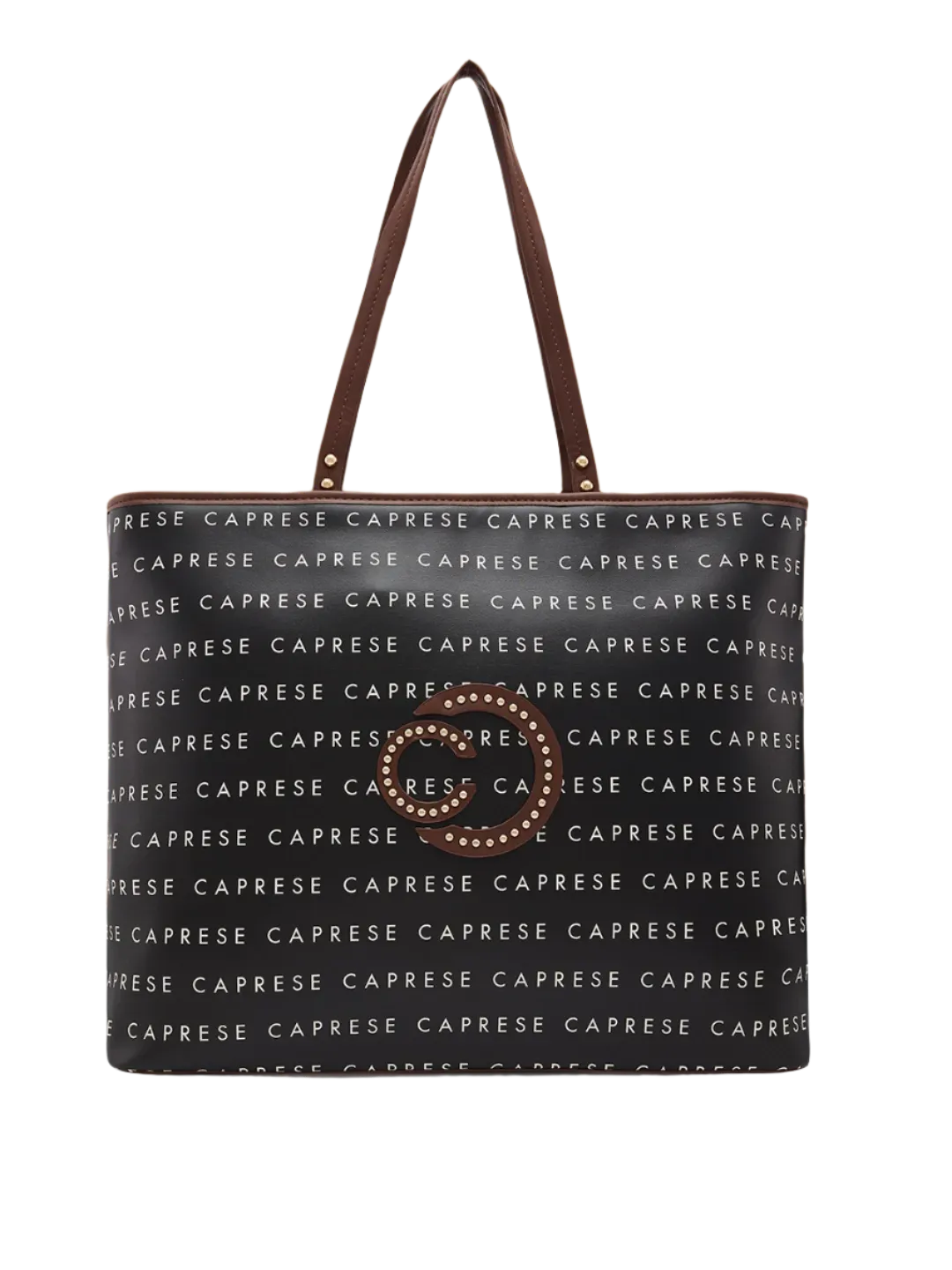 Caprese Topaz Large Black Tote Bag