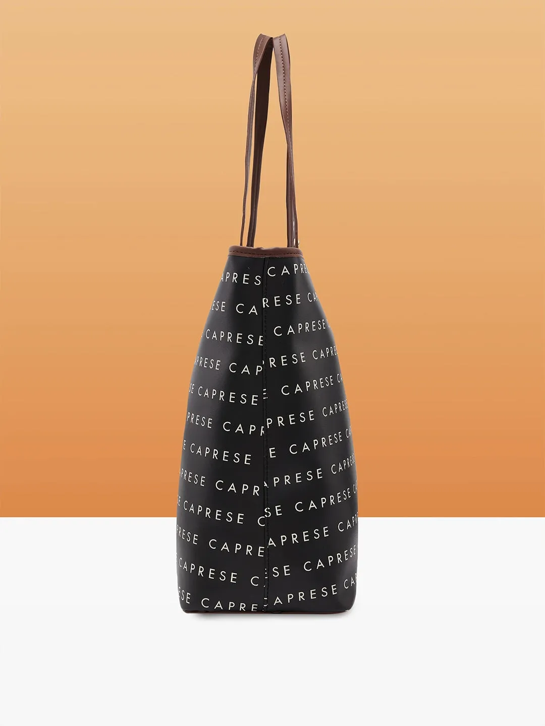 Caprese Topaz Large Black Tote Bag