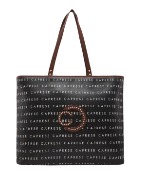 Caprese Topaz Large Black Tote Bag