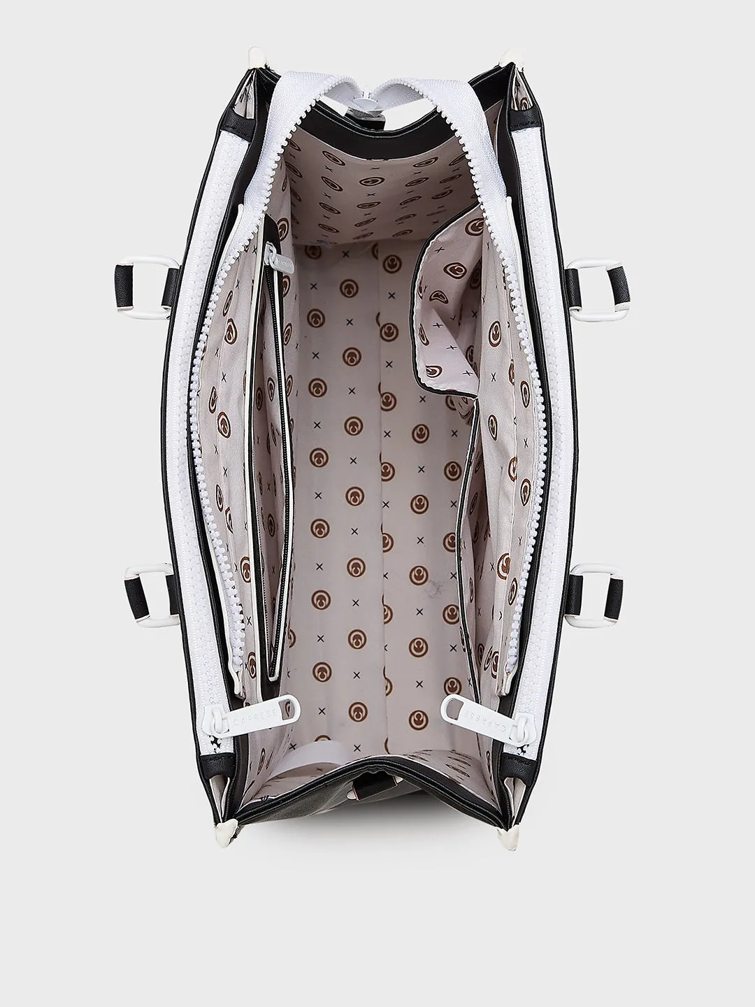 Caprese Vivian Medium Black Tote Bag