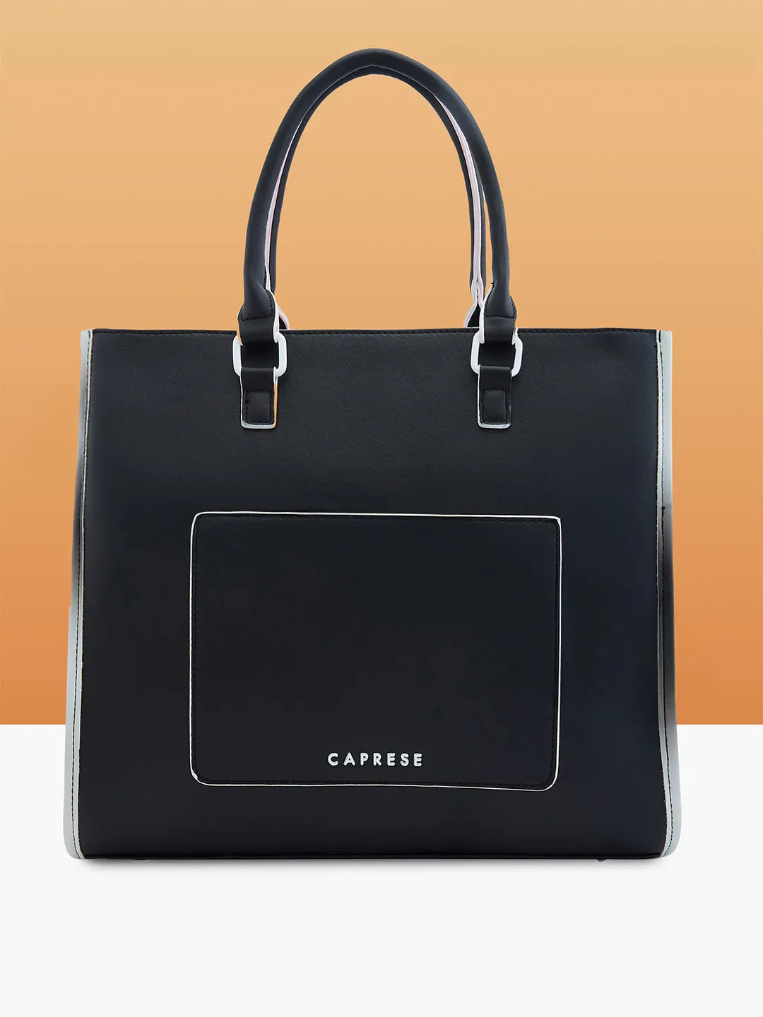 Caprese Vivian Medium Black Tote Bag