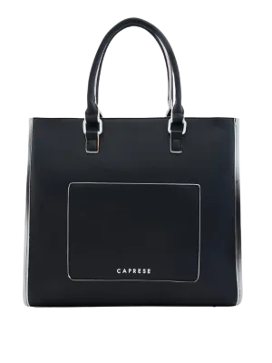 Caprese Vivian Medium Black Tote Bag