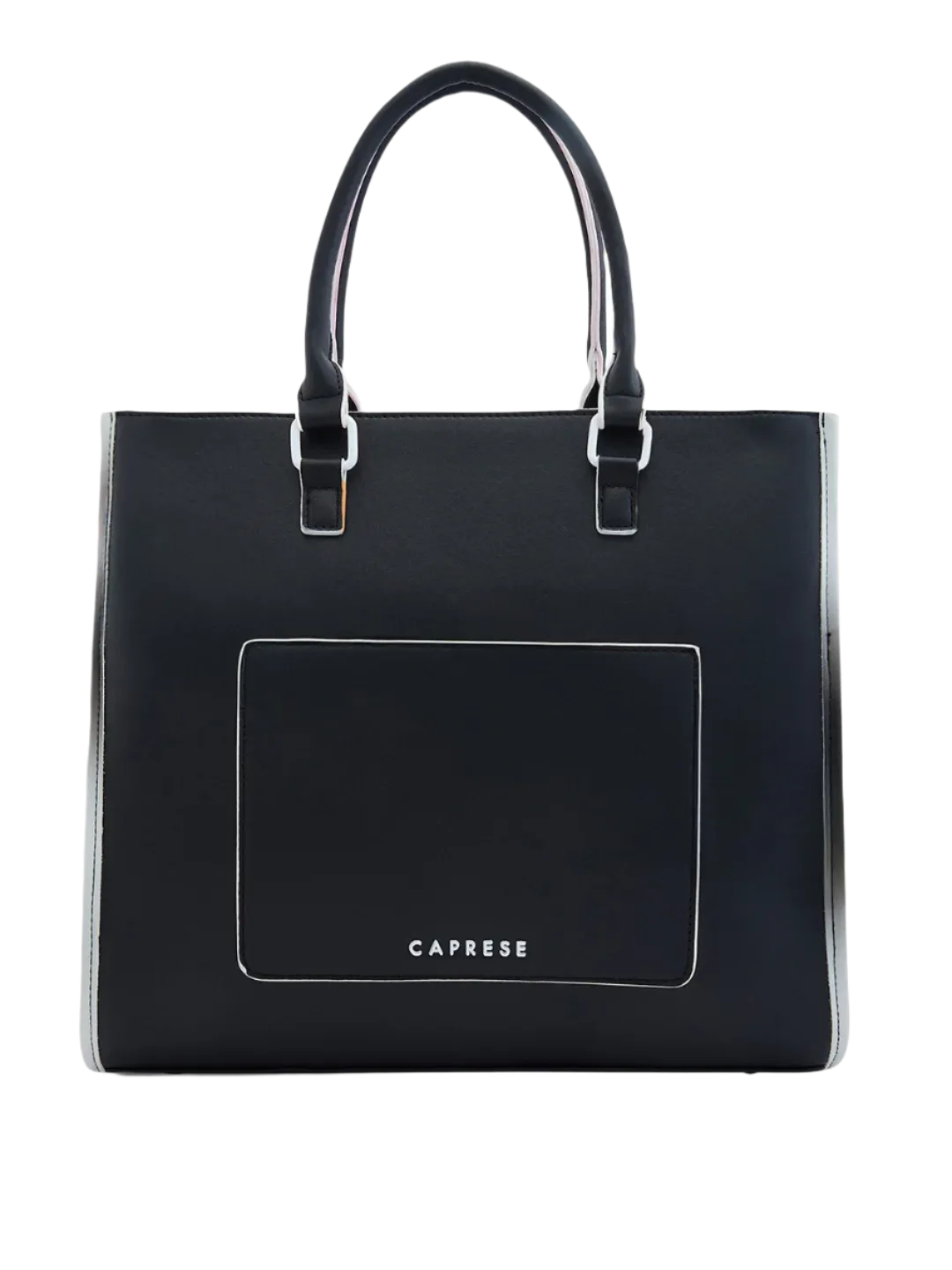 Caprese Vivian Medium Black Tote Bag