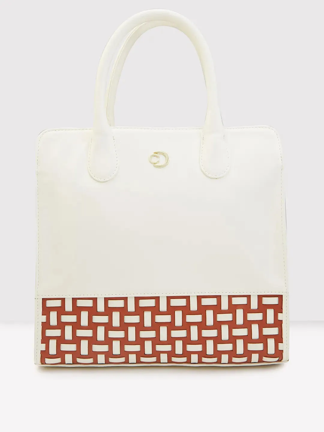 Caprese Zeta Medium Vanila Tote Bag