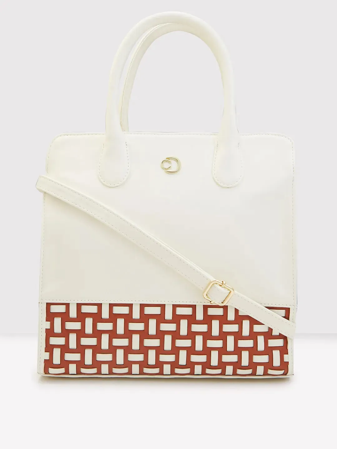 Caprese Zeta Medium Vanila Tote Bag