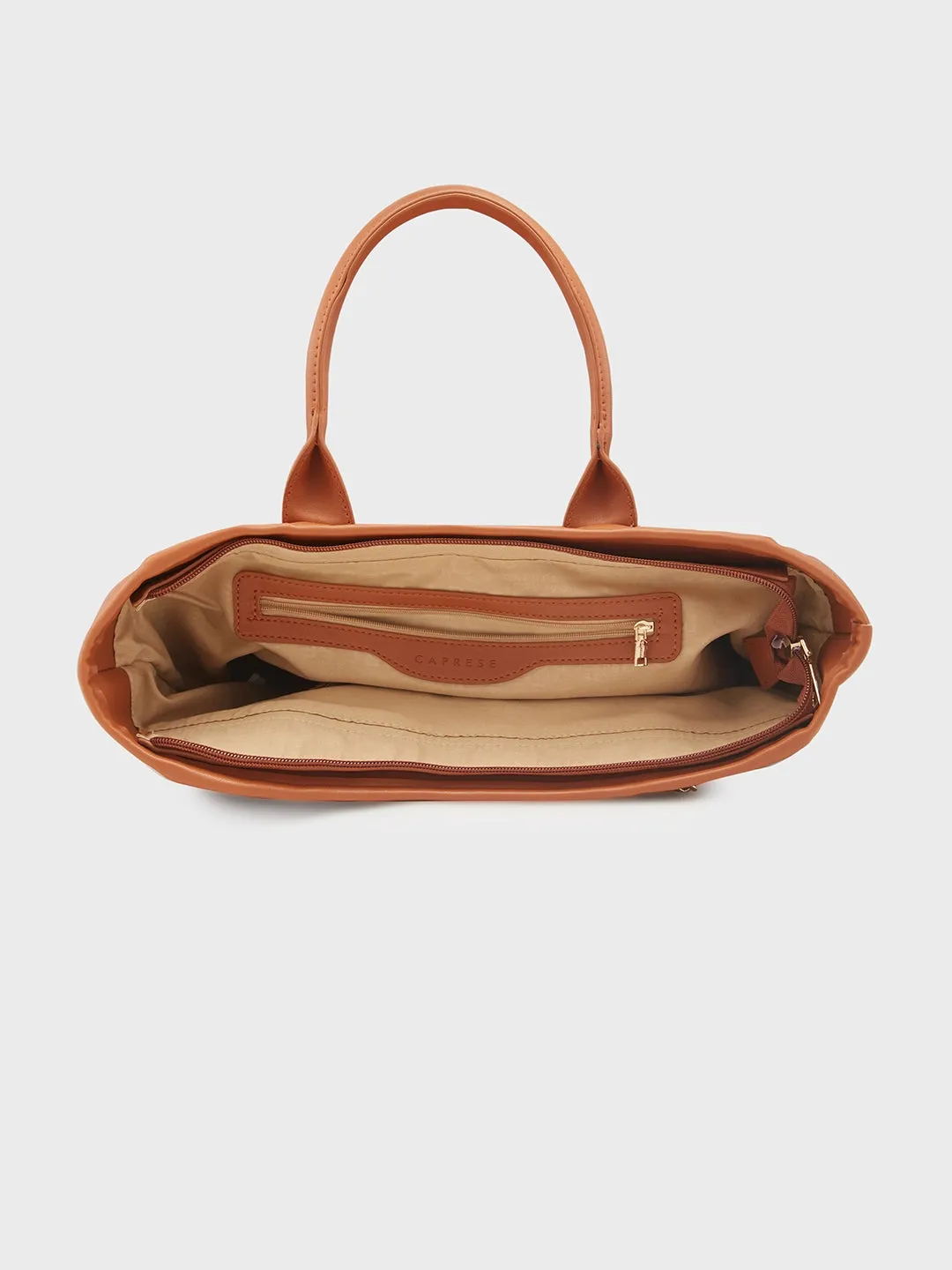 Caprese Ziva Large Tan Tote Bag