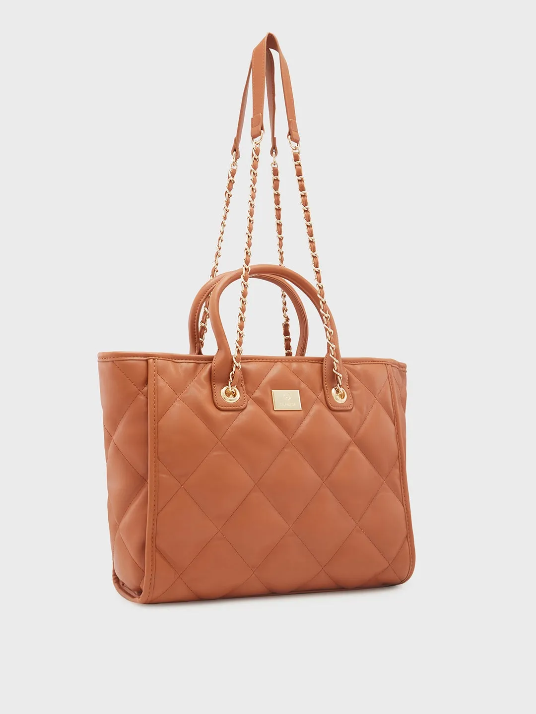 Caprese Ziva Large Tan Tote Bag