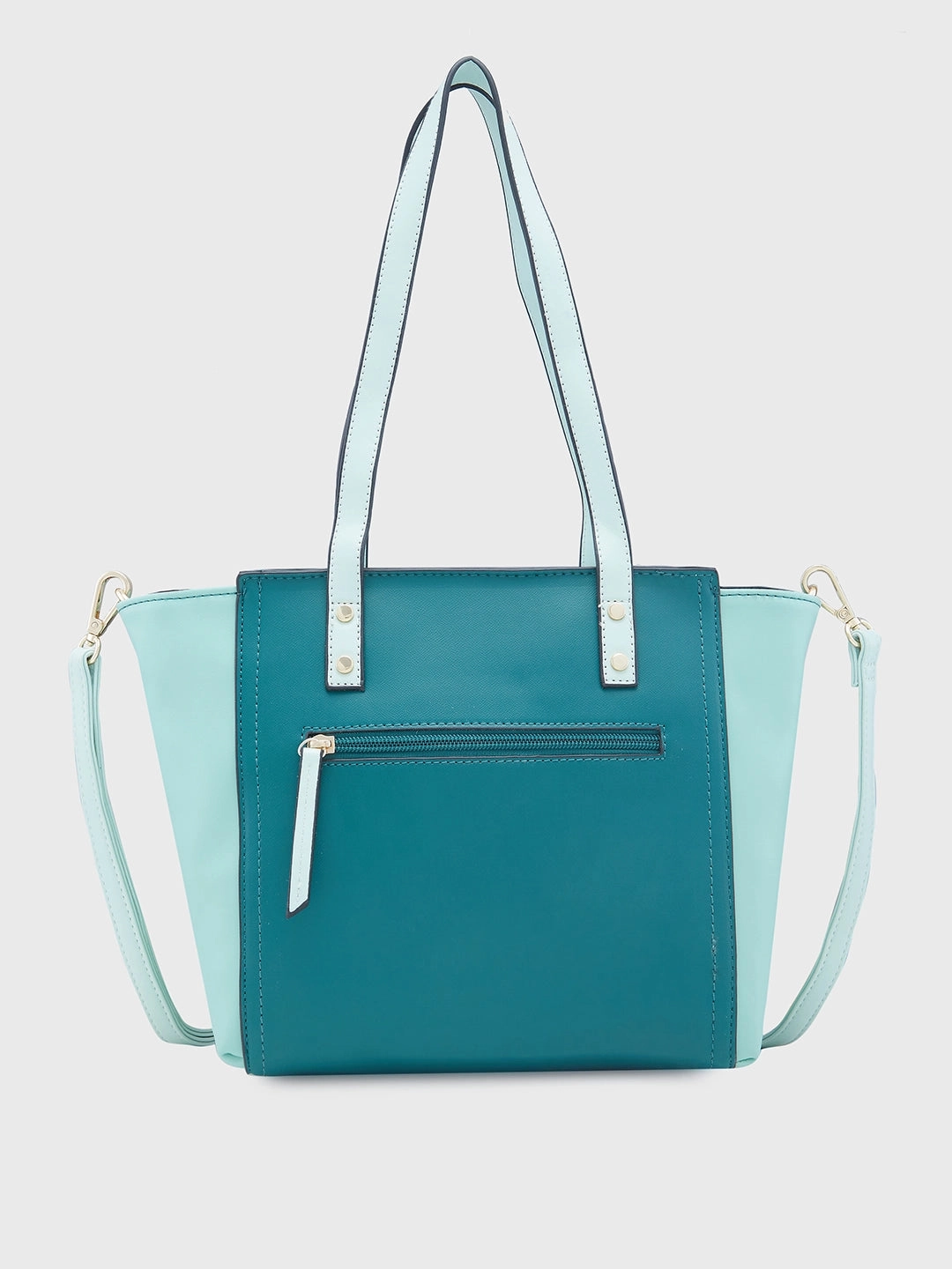 Caprese Eva Medium Dark Green Satchel Bag