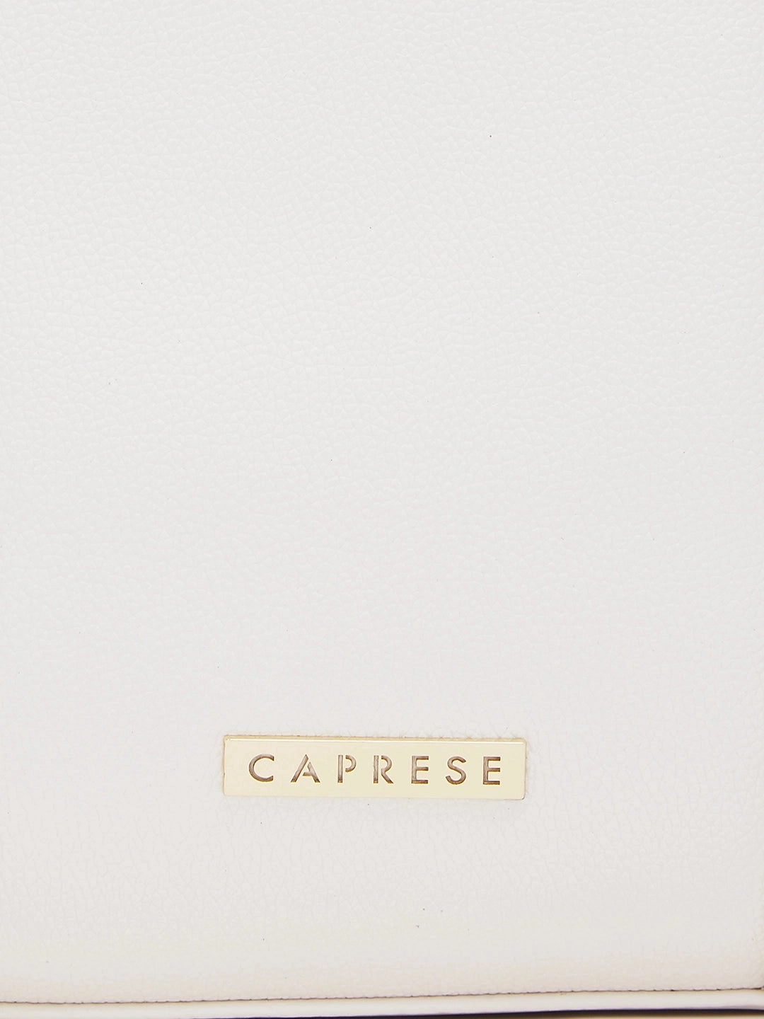 Caprese Jamie Medium Off White Satchel Bag