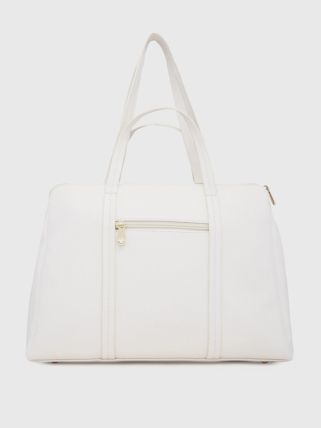 Caprese Jamie Medium Off White Satchel Bag