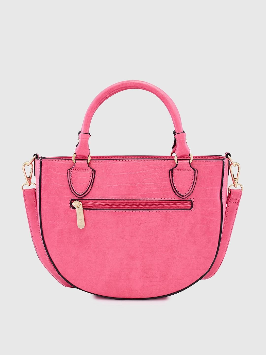 Caprese Nicole Small Flamingo Satchel Bag