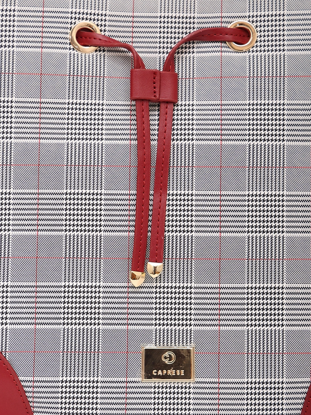 Caprese Remi Large Red Satchel Bag