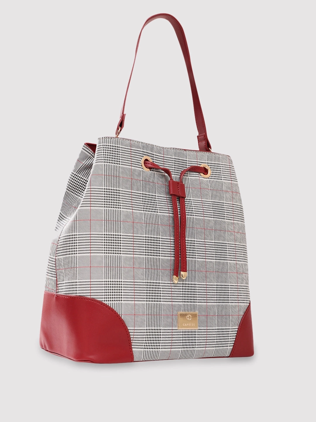 Caprese Remi Large Red Satchel Bag