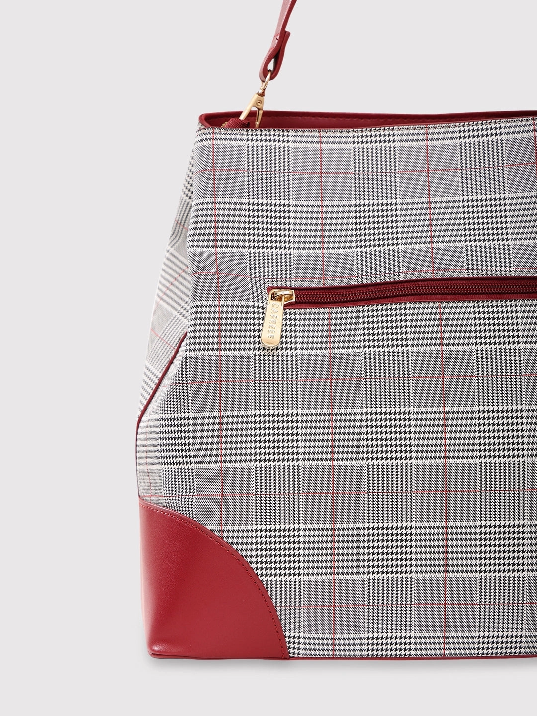 Caprese Remi Large Red Satchel Bag