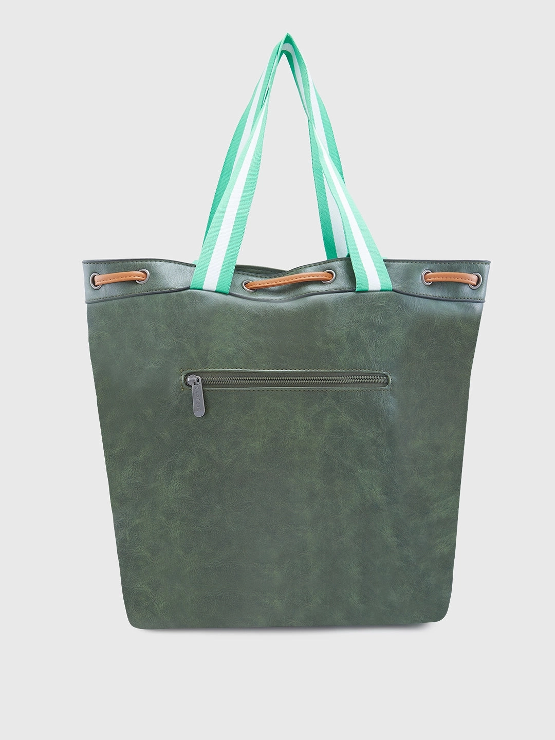 Caprese Sandie Large Olive Satchel Bag