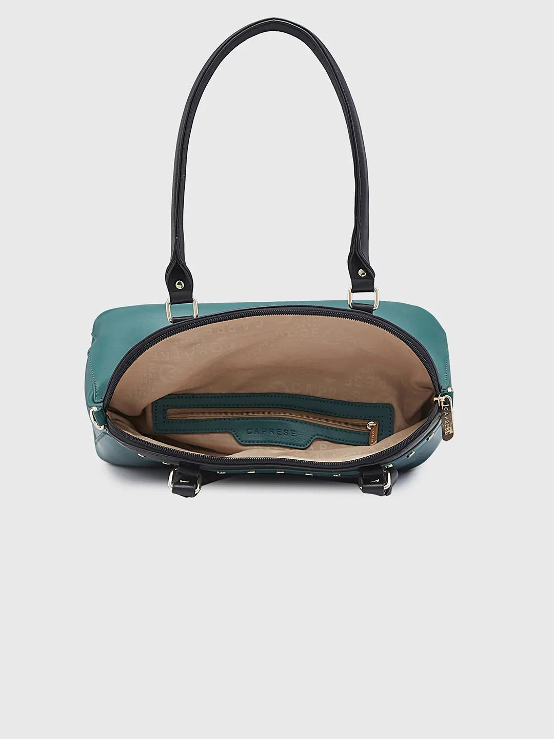 Caprese Shelby Large Black Satchel Bag