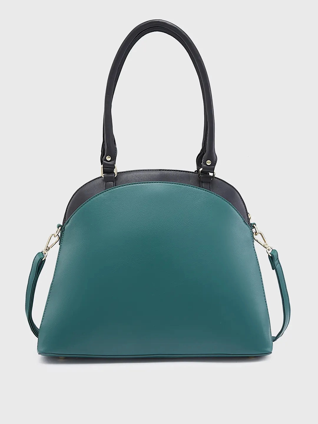 Caprese Shelby Large Black Satchel Bag