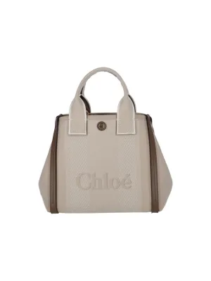 Carry Small Tote Bag  Beige