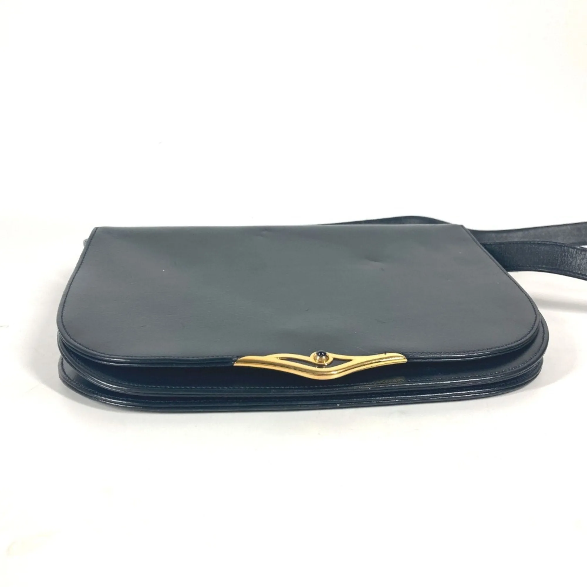 Cartier Leather Clutch Bag Pochette Pouch Shoulder Bag (Pre-Owned)