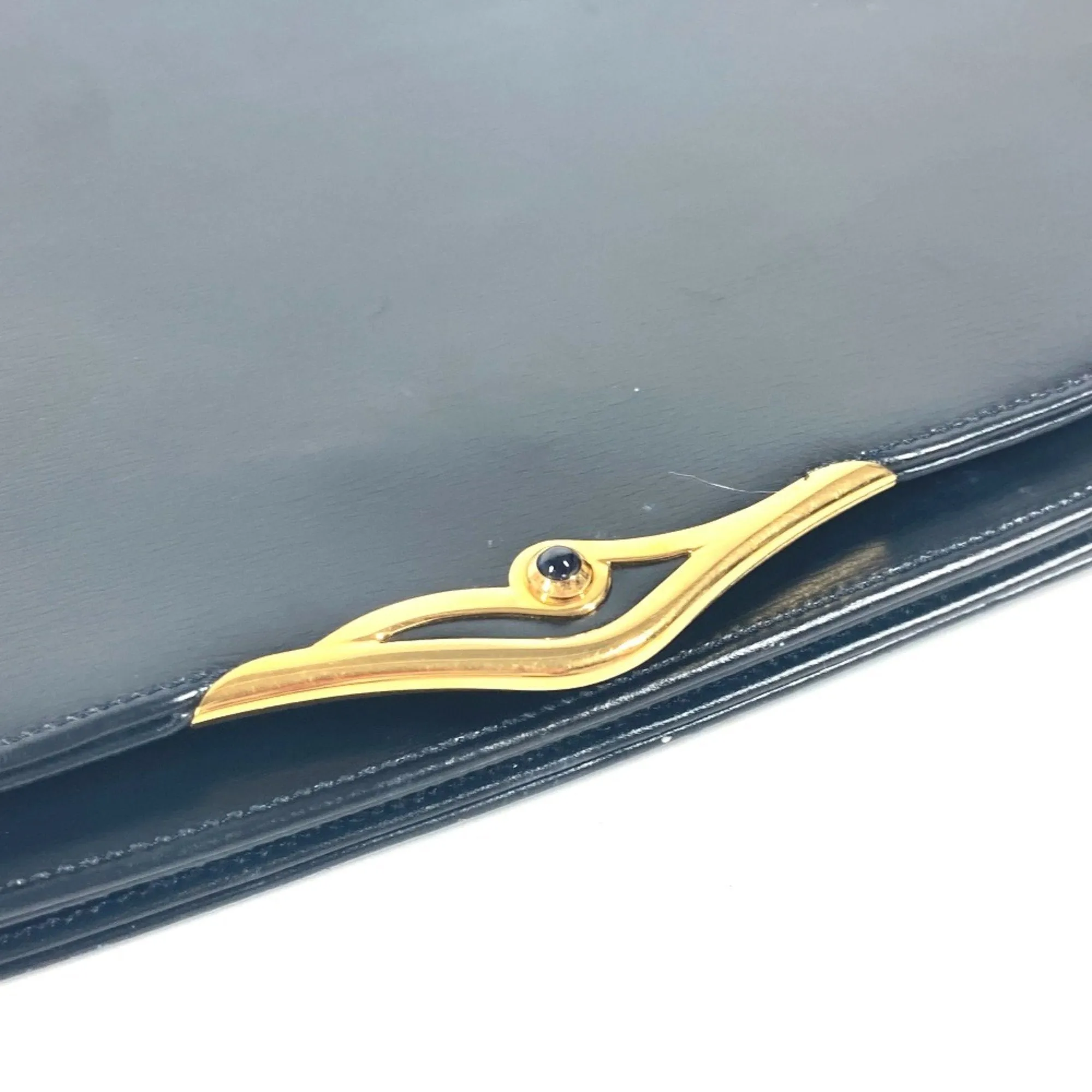 Cartier Leather Clutch Bag Pochette Pouch Shoulder Bag (Pre-Owned)