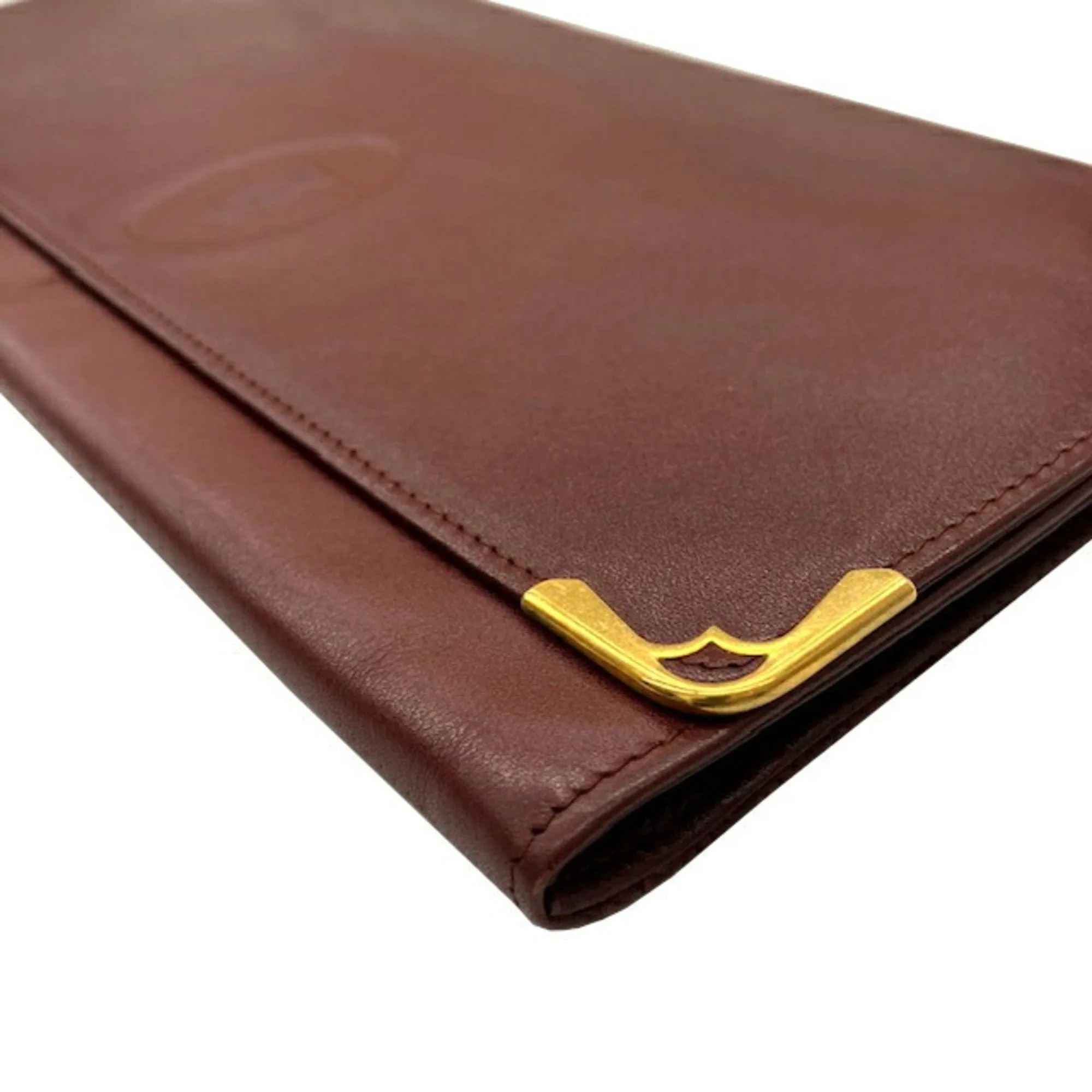 Cartier Leather Clutch Bag (Pre-Owned)