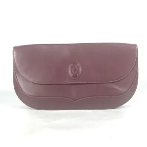 Cartier Leather Clutch Bag (Pre-Owned)