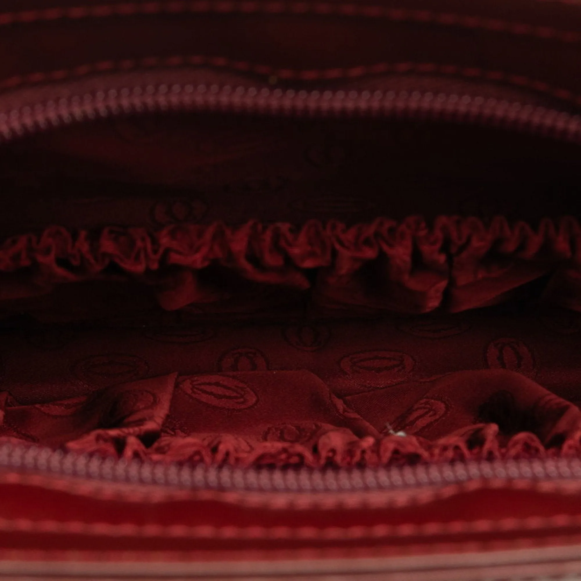 Cartier Leather Clutch Bag (Pre-Owned)